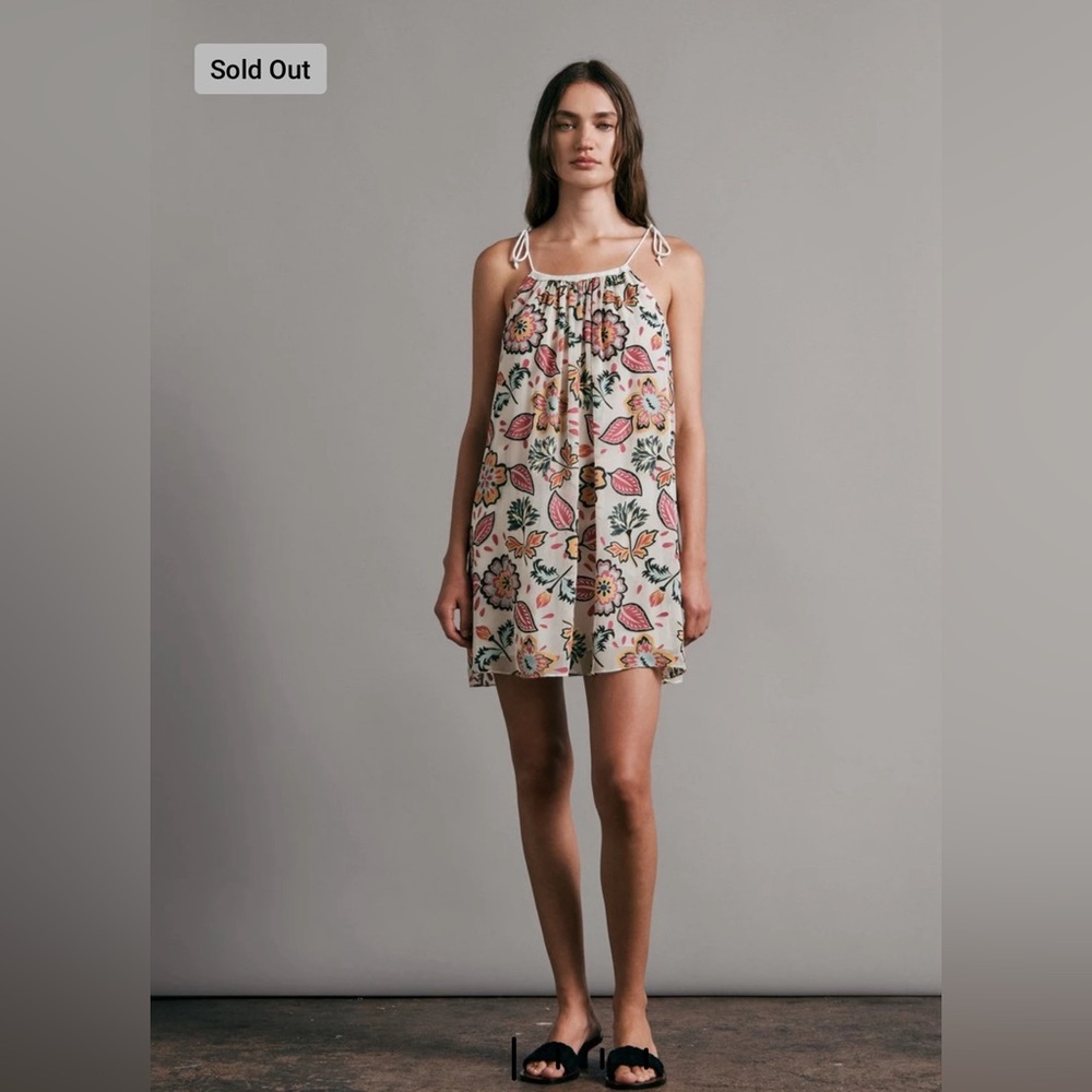RAG & BONE
Bailey Self Tie Floral Minidress, XL